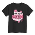 thumbnail image 4 of TZEWGL T-Shirts For Kid Bouquet Cute Printed Solid Color Short Sleeve Blouse For Infnants size 8-9T, 4 of 4
