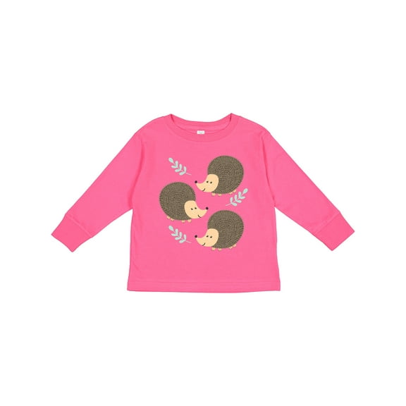Inktastic Hedgehog for Girls Girls Long Sleeve Toddler T-Shirt