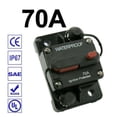 thumbnail image 1 of Circuit Breaker Fuse Audio Holder 30A-300A Manual Switch 12-48V DC for Car Boat, 1 of 5