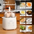 thumbnail image 3 of Cocedor Eléctrico de Huevos meedome 9 Huevos 7 en 1 Vaporera, 3 of 6
