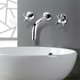 thumbnail image 4 of Grifo monomando para lavabo a pared latón cromado 2 mangueras 3 baños dontodent Kuyhfg Sin marca, 4 of 5