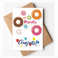 thumbnail image 1 of Dessert Sweet Food Pattern Wedding Cards Congratulations Greeting Envelopes, 1 of 3