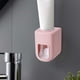 thumbnail image 4 of Dispensador De Pasta De Dientes Montado En La Pared Accesorios De Baño Automáticos Para El Hogar Rosa Sunnimix Dispensador de pasta de dientes, 4 of 8