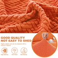 thumbnail image 5 of Topchances Stretch Fabric Solid print Polyester Sofa Slipcovers, Orange, 5 of 9