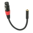 thumbnail image 1 of Microphone Auxiliary Cord, Stable 3.5mm To XLR Female Cable Plug Resistant Convenient Stress Relief Universal  for Camera for PC XLR Female to 3.5mm Female, 1 of 7