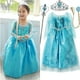thumbnail image 1 of Disfraz de princesa Elsa para niñas, vestido de fiesta de carnaval, Halloween, cumpleaños, 3 a 10 años, 2023 Fivean unisex, 1 of 1