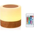 thumbnail image 1 of Jinsinto Veilleuse, 360 ° Mini Lampe de Chevet Multicolore Lampe de Nuit Rechargeable avec Télécommande de Luminosité Tactile Réglable, 1 of 5