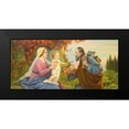 thumbnail image 2 of Giovanni 24x13 Black Modern Framed Museum Art Print Titled - HL. FAMILIE, 2 of 5