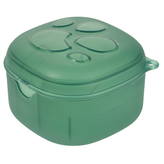 Portable Pacifier Sterilizer Silicone Holder UV Stickers Refrigerator Bolts Newborn Baby Green