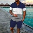 thumbnail image 2 of Vedolay Short Sets Men Men's Casual Short Sleeve Muscle Tee Shirts and Classic Fit Sport Shorts Sets,Black M, 2 of 3