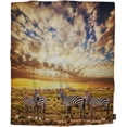 thumbnail image 4 of Yibo Watercolour Painting of Bay Fox Blanket Flannel Soft and Comfortable Anti-static Bed Sofa Blanket, 4 of 7