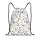 thumbnail image 1 of Fotbe Daisies Flowers Bolsa Mochila con Cordón Estampada, Bolsa de Gimnasio Deportiva, Bolsa Cinch, Bolsa con Cordón para Hombres y Mujeres-Medium, 1 of 6