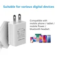 thumbnail image 2 of 2 Pack Universal 5V 1A Us Plug Usb Ac Wall Charger Power Adapter For Smart Phone, 2 of 6
