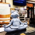 thumbnail image 5 of Estatua de perro de meditación Buda Tranquilidad y paz, perfecta para tu jardín de hadas., 5 of 5