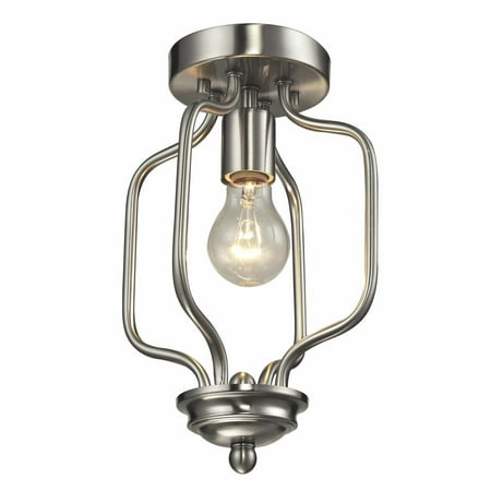 

Z-Lite Cardinal 1-Light Flush Mount Brushed Nickel