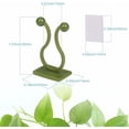 thumbnail image 2 of Clips de fijación para plantas trepadoras de pared, material ABS ecológico para uso en interiores y exteriores, clips de fijación invisibles para enredaderas de pared, fijador de plantas autoadhesivo, 2 of 5