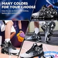 thumbnail image 5 of Mens Basketball Shoes Fashion Non-Slip Lightweight Breathable Outdoor Sneakers Cushioning Workout Shoes for Running Walking Sports Training, 5 of 6