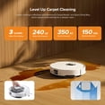 thumbnail image 3 of Roborock Q10 X5+ Robot Vacuum and Mop, Self-Emptying, Hands-Free Cleaning for up to 7 Weeks, 10,000Pa Suction, Obstacle Avoidance, LiDAR Navigation, 3 of 16