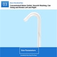 thumbnail image 3 of Advancent Ducha para pájaros, bomba de agua para enjuagar el cabello con periquitos, cable USB, fuente de alimentación, bomba de agua ajustable Juegos de accesorios de baño tubo doblado, 3 of 6