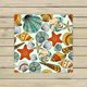thumbnail image 1 of Toallas Elegantes ABPHQTO Conchas Marinas Playa baño Piscina Mano Spa 33x33 cm, 1 of 1