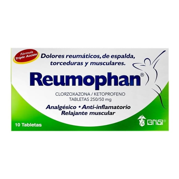 Reumophan tabletas 10 pzas