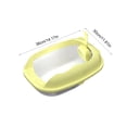 thumbnail image 2 of Cat Litter Pan With Side Hanging Litter Scoop, Semi-Closed Spill Resistant Kitten Toilet for Small Indoor Household Cats, 2 of 6