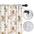 thumbnail image 4 of Blackout Kids Curtains,Beige Fairy Mushroom Pattern Childrens Insulated Curtains Set Of 2,Bedroom Essentials,Toddler Room Decor 52"x84", 4 of 5