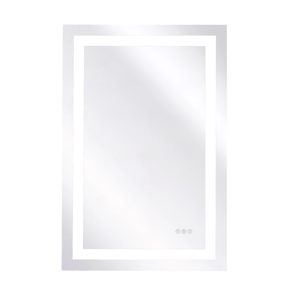 ABM07R 48" W x 36" H Rectangle Frameless LED Anti-fog Bathroom Vanities Wall Mirrors