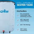 thumbnail image 3 of Depósito plegable Water Tank Grow1 397 L para jardín, 3 of 6