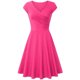 thumbnail image 1 of Vestido ajustado elegante para mujer Vestido de mujer de talla grande Vestido ajustado y acampanado de color sólido Vestido de verano Xemadio CJWUS-4148, 1 of 1