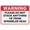 Warning Sign 2, variant on Warning Pesticide Storage Area Metal Sign 8"x12" Rustproof Aluminum Multicolor - Indoor Outdoor Pesticide Storage Sign