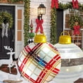 thumbnail image 2 of MesaSe Giant Christmas PVC Inflatable Decorated Ball Christmas Inflatable Outdoor Decorations Holiday inflatables Balls Decoration with Pump, 2 of 2