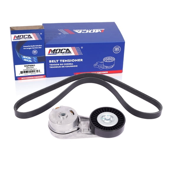 MOCA AUTOPARTS Serpentine Belt Drive Component Kit Fit for 2008-2010 Chevrolet Cobalt 2.0L & 2005-2006 Pontiac Pursuit 2.2L & 2002-2007 Saturn Vue 2.2L