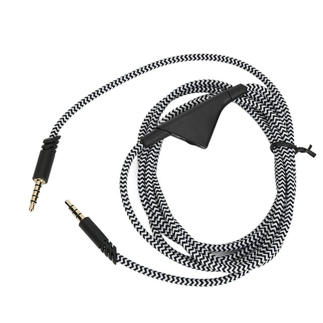 Cable De Extensión Para Auriculares, Cable Trenzado Estable Plug And Play, Cable De Extensión Para Auriculares Para Juegos, Resistente Al Desgaste Con Control De Volumen Para