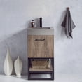 thumbnail image 5 of Miseno 789018B-NO-WH-NM Alistair 18" Free Standing Single Basin Vanity Set - North, 5 of 6