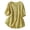 Yellow, variant on Womens T Shirts Embroidered Floral Vine Linen 3/4 Sleeve Blouse Ladies Tops and Blouses Green L
