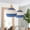 Navy+White, variant on Arturesthome Boho Julia Woven Pendant Light Handmade Rattan Blue Lampshade