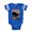 Royal Blue, variant on CafePress - Bear CROP Text - Cute Infant Baby Football Bodysuit
