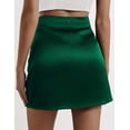 thumbnail image 2 of Zeagoo Skirts for Women Summer Skirts 2025 Casual Stain High Waist Silk Mini School Skirt Cute Skirt, 2 of 6