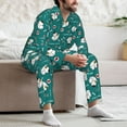 thumbnail image 7 of Sikiie Love Dog Mens Pajama Set, Soft Warm Long Sleeve Sleepwear, Cozy Button-Down Pjs for Men-X-Large, 7 of 7