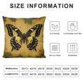 thumbnail image 5 of GOSMITH  Vintage Butterfly Throw Pillow Covers Modern Butterflies Pattern Decorative Square Flower Print Cushion Pillowcases for Couch Sofa Home Living Room Car Decor, 5 of 5