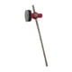 thumbnail image 4 of Pedal de bombo batidora de fieltro Cabeza de acero inoxidable Reemplazo de eje de acero inoxidable de 20 cm Hammer Percusion Instrument Accessory rojo, 4 of 10