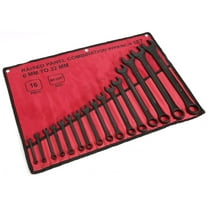 16Pc Raised Panel Combination Wrenches Set 12-Point Metric Wrench Set 6-32mm