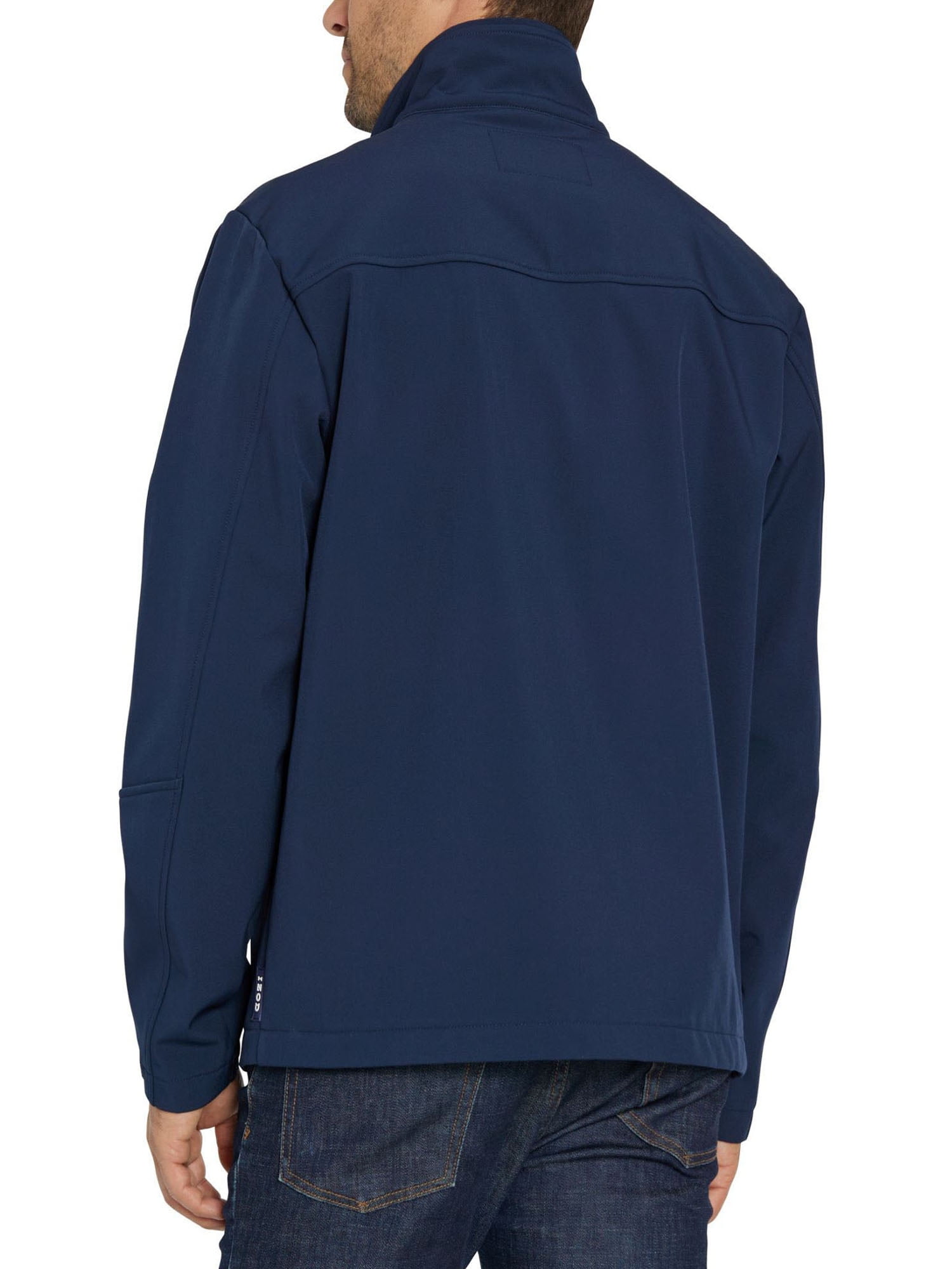 IZOD Men s Fleece Lined Softshell Jacket Midnight Large Walmart
