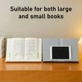 thumbnail image 3 of RUISINERY Adjustable Reading Stand For Tablet Book Cookbook Rack Textbook Stand With Page Clips Foldable Bookrest For Book Laptop, 3 of 7