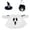 Goose Outfit B-Halloween, variant on AZXY Christmas Porch Goose Outfit, 23‑Inch Goose Clothes for Cement Goose, Goose Clothing for Plastic Lawn Goose Statue, Christmas Outdoor Decor for Front Porch Yard Patio Lawn Garden