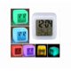thumbnail image 2 of Reloj despertador digital LED en forma de cubo con luz que cambia de color, 2 of 5