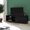 Black, variant on Emma + Oliver 65" Mid-Century Modern TV Stand with Two Drawers and Shelf in Black for TV's up to 60"