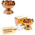 thumbnail image 1 of [ Lámpara de aceite Diya para Puja de Diwali, Artesanía de Latón Puro Virgen ], 1 of 8