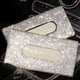 thumbnail image 4 of Bling Bling Auto Tissue Box Halter Kristall Funkelnden Auto Sonnenblende Serviettenhalter Pu Leder Rücksitz Tissue Case Auto Zubeh?r für Frauen, 4 of 6